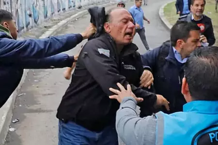 Ministro argentino fue agredido salvajemente por choferes