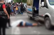 Sicarios asesinan a conductor de combi en pleno Domingo de Ramos