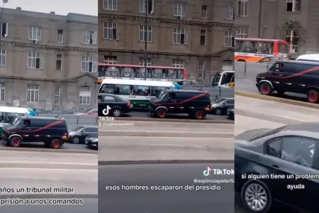 Captaron al carro de Los Magnficos en las calles de Lima.