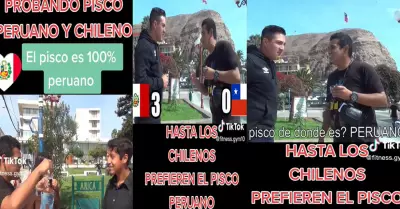 Chilenos eligen pisco peruano y no el de su pas.