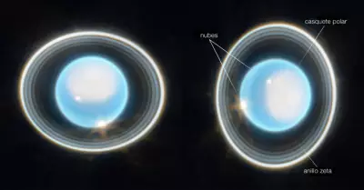 NASA publica nueva fotografía de Urano.