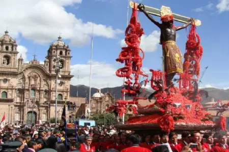Costumbre del Cusco por Semana Santa.
