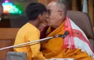 Indignacin! Lder Budista, Dali Lama, le pide a nio que lo bese en la boca: "Puedes lamerme la lengua"