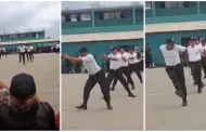 "Los matadorcitos": Alumnos de la Polica Nacional sorprenden con peculiar coreografa de "Matador"