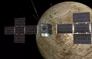 La sonda europea Juice, lanzada con éxito hacia Júpiter y sus lunas heladas