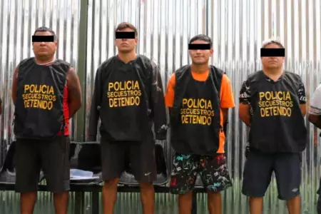 PNP captura a seis integrantes de banda criminal que operaban en búnker.