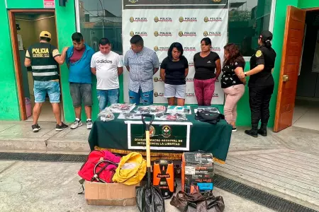 Cae banda criminal en Trujillo