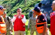 "Nuestra prioridad es encontrar a los desaparecidos": Ministro de Defensa llega a Huaral a supervisar deslizamiento