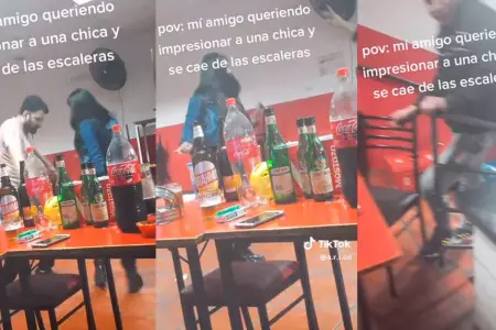 Joven quiere impresionar con baile a una chica y no creers lo que pas luego.