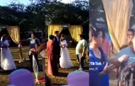 "Aqu no hay boda": Hombre detiene la boda de su yerno, quien se estaba casando con otra mujer