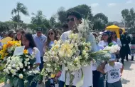 Familiares y amigos rinden ltimo adis a sereno asesinado en Surco a manos del 'Maldito Cris'