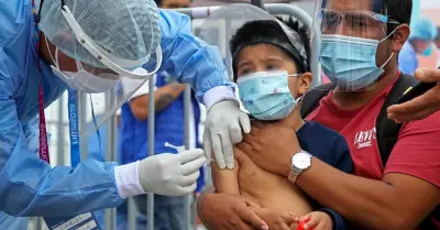 Vacunacin infantil en el Per disminuy en un 7.8% durante la pandemia, de acue