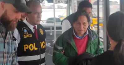 Reconocimiento mdico legal al expresidente Alejandro Toledo.