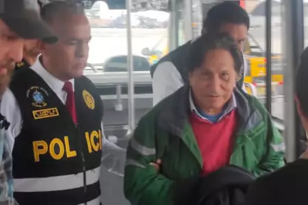 Reconocimiento médico legal al expresidente Alejandro Toledo.