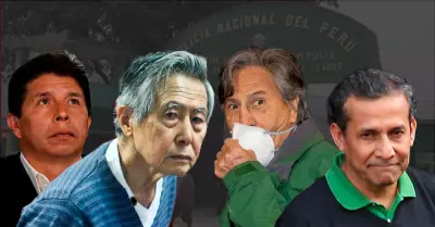 Alejandro Toledo y los otros expresidentes recluidos en el penal de Barbadillo.