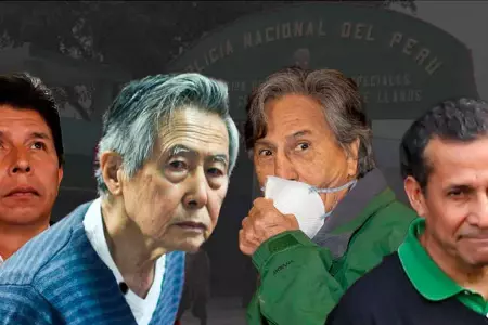 Alejandro Toledo y los otros expresidentes recluidos en el penal de Barbadillo.