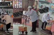 "Es un guerrero": Adulto mayor conmueve por trabajar vendiendo en las calles