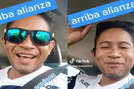 Joven venezolano sorprende por posar con camiseta de Alianza Lima.