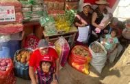 Taiwn y Exitosa donaron alimentos a la olla comn 'Madre de Dios', que atiende a 90 personas