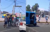 Barranca: Limpiaparabrisas venezolanos agreden a taxista que se opuso a este servicio