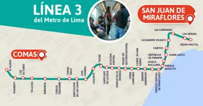 Lnea 3 del Metro de Lima ser impulsada por el Gobierno este ao.
