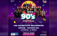 'Retro 90&prime;s Festival' rene a Los Autnticos Decadentes, Ilegales, Proyecto Uno, Los Rabanes