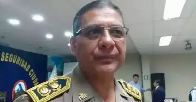 Vctor Montoya, inspector general de la PNP.