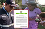 Municipalidad de Miraflores niega que sereno discrimin a mujer sentada en un parque con su hijo