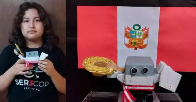 Adolescente Chimbotana gana segundo lugar en el concurso mundial de Robtica 202