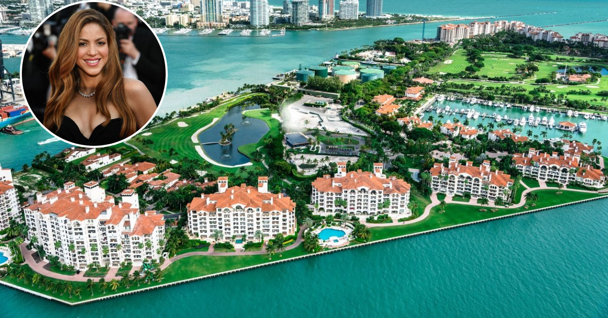 Shakira compraría mansión en Fisher Island, un lugar exclusivamente
