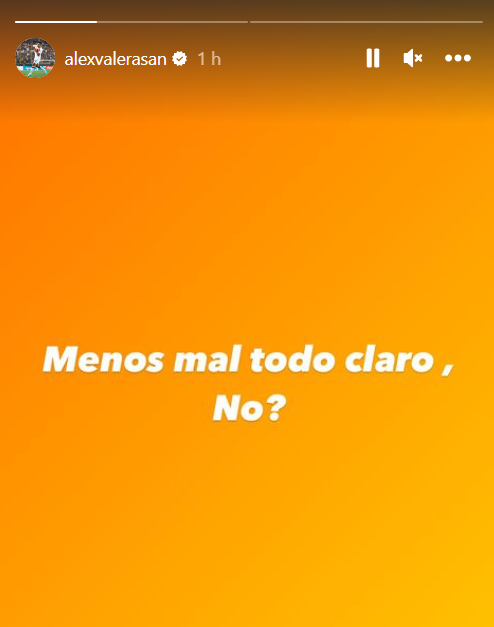 Álex Valera se pronunció por el ampay.