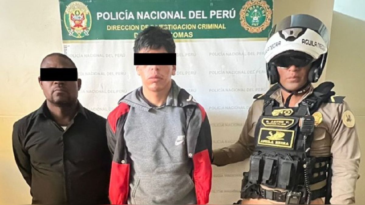 Gota A Gota Policía Captura A Dos Colombianos Que Integraban Una