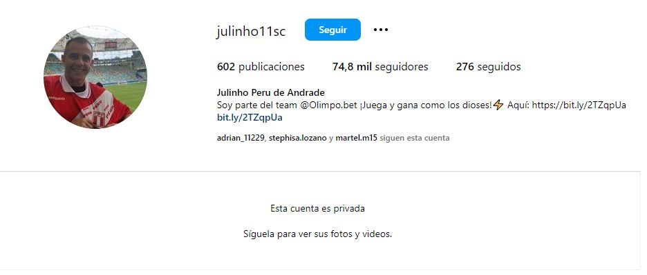 Julinho cierra su cuenta de Instagram poco antes del ampay de Magaly