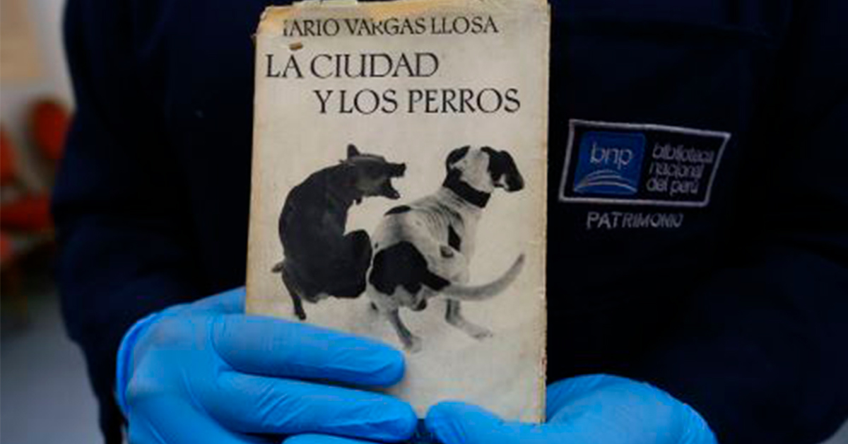 Cuatro ejemplares de las obras de Mario Vargas Llosa serán declaradas Patrimonio Cultural