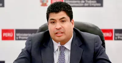 Antonio Varela, ministro de Trabajo.