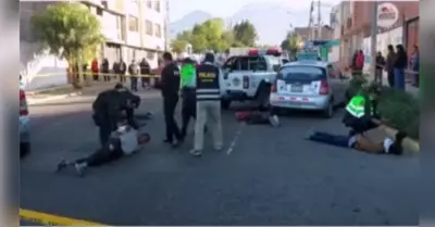 Detienen banda criminal en Arequipa.