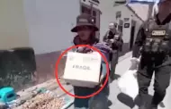De terror! Anciana llevaba a su presunta nieta fallecida dentro de una caja en Ayacucho