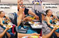 Inslito! Familia lleva olla de comida para compartir en vuelo comercial