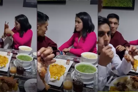 Peruana no resiste y guarda cuy chactado para su cena