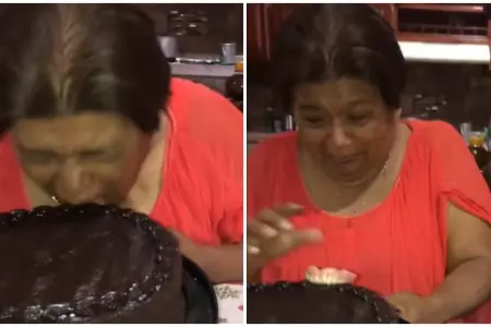 Mujer pierde su dentadura tras morder pastel