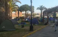 Crisis migratoria: Casi 100 migrantes extranjeros fueron desalojados de plaza de Tacna