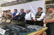 Trujillo: Polica recupera 38 laptops robadas de colegio de Moche
