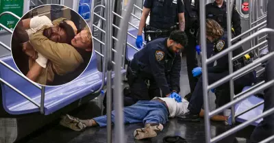 Exmarine estrangula a indigente en el metro de New York