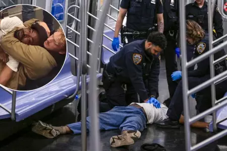 Exmarine estrangula a indigente en el metro de New York