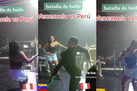 Venezolana y peruana se enfrentan en batalla de baile