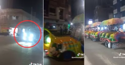 'Gusanito' transita por calles de Chiclayo y usuario de TikTok capta el momento