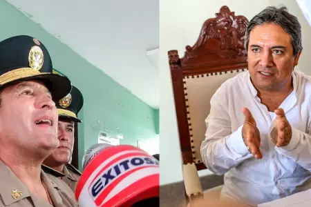 Jefe de la PNP de La Libertad denuncia a alcalde de Trujillo