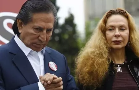 Eliane Karp y Alejandro Toledo.