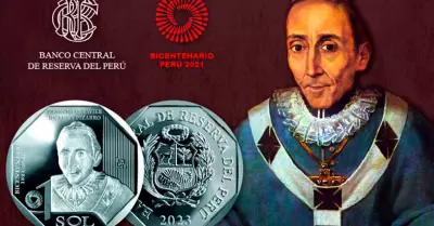 BCR presenta nueva moneda de 1 sol sobre Xavier Luna Pizarro.