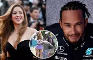 Romance a la vista? Shakira es captada nuevamente junto al piloto Lewis Hamilton